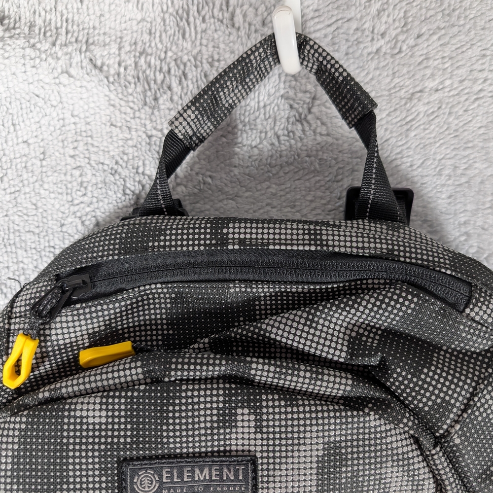 Element‎ Backpack Skateboard Camo and Gray with Yellow Accents Reflective - Picture 6 of 13